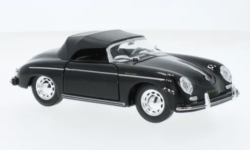 Porsche 356 A Speedster, schwarz, 1:24, Welly