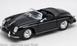 Porsche 356 A Speedster, schwarz, 1:24, Welly