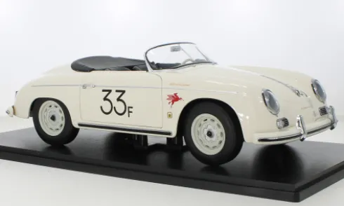 Porsche 356 A Speedster, weiss, 1955, No.33 James, 1:12, KK Scale