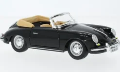 Porsche 356 B Cabriolet, schwarz, 1961, 1:24, Bburago