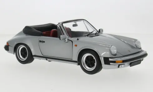 Porsche 911 Carrera 3.2 Cabriolet, grau, 1983, 1:18, Minichamps