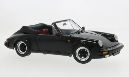 Porsche 911 Carrera 3.2 Cabriolet, schwarz, 1983, 1:18, Minichamps
