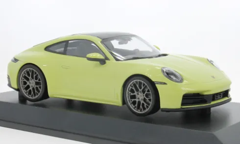 Porsche 911 (992.2) Carrera Coupe, gelb, 2024, 1:18, Minichamps