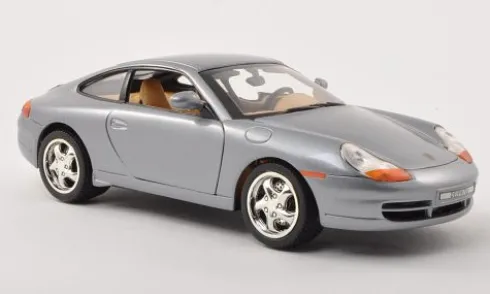 Porsche 911 (996) Carrera, grau, 1:18, Motormax