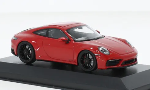 Porsche 911 (992) Carrera 4 GTS, rot, 2019, 1:43, Minichamps