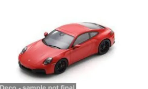 Porsche 911 (992.2) Carrera GTS, rot, 1:18, Spark