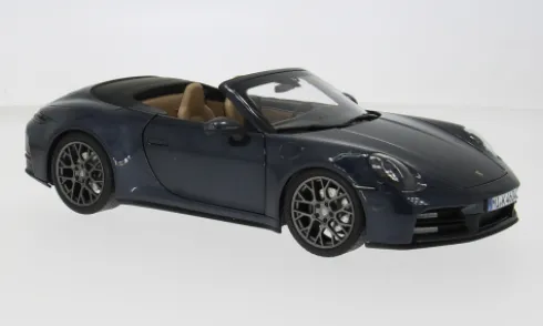 Porsche 911 Carrera S Cabriolet, dunkelblau, 2025, 1:18, Norev