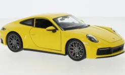 Porsche 911 (992) Carrera 4S, gelb, 2019, 1:24, Welly