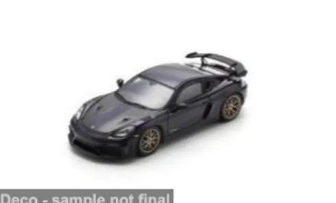 Porsche Cayman, dunkelviolett, 1:43, Spark