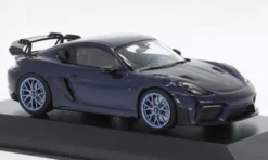 Porsche Cayman GT4 RS, dunkelblau, 2021, 1:43, Minichamps
