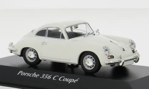 Porsche 356C, weiss, 1963, 1:43, Maxichamps