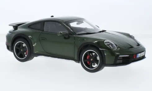 Porsche 911 (992) Dakar, dunkelgrün, 2022, 1:18, Norev