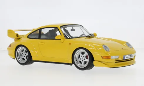 Porsche 911 (993) GT2, gelb, 1996, 1:18, KK Scale