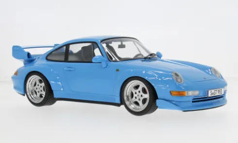 Porsche 911 (993) GT2, hellblau, 1996, 1:18, KK Scale