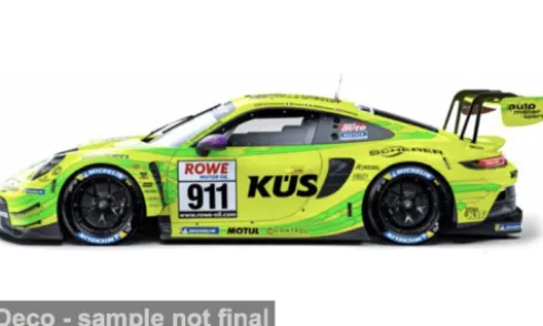 Porsche 911 GT3, 24h Nürburgring, 2023, Manthey-Racing, #911, 1:24, Bburago