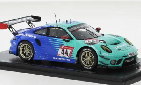 Porsche 911 (991) GT3 R, 24h Nürburgring, 2022, Falken Motorsports, Falken, #44, K.Bachler/A.Picariello, 1:43, Spark