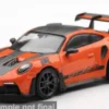 Porsche 911 (992) GT3 RS, orange/schwarz, 2024, 1:64, Mini GT