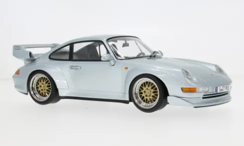 Porsche 911 (993) GT2, silber, 1996, 1:18, KK Scale