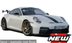 Porsche 911 GT3, weiss/grün, 2025, 1:24, Bburago