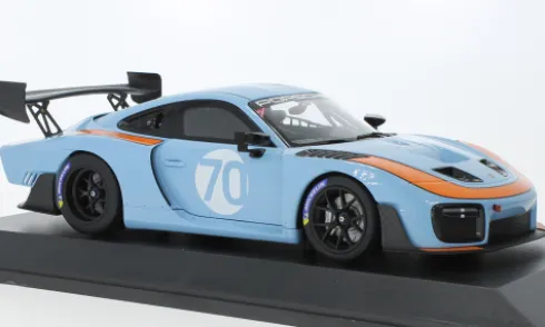 Porsche 935/19, hellblau/orange, 2019, 1:18, Minichamps