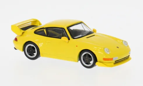 Porsche 911 (993) RS Clubsport, gelb/schwarz, 1995, 1:64, Spark
