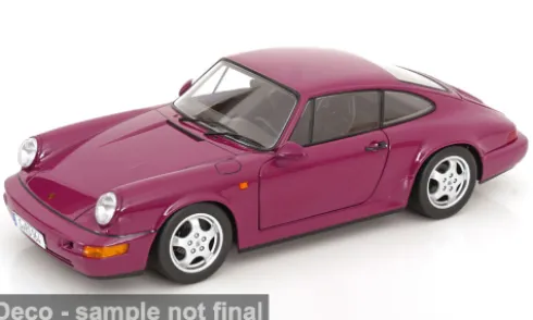 Porsche 911 (964) RS, dunkelrosa, 1992, 1:12, KK Scale