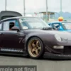Porsche RWB Bodykit, dunkelviolett/schwarz, 2010, 1:18, Solido