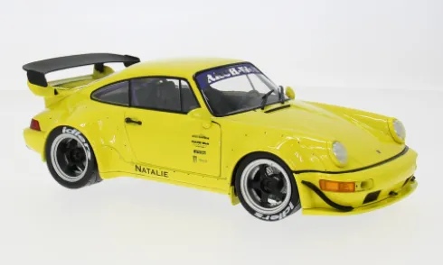 Porsche RWB Bodykit, gelb, 2023, 1:18, Solido