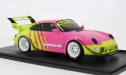Porsche RWB Bodykit, pink/hellgelb, 2024, 1:18, Solido
