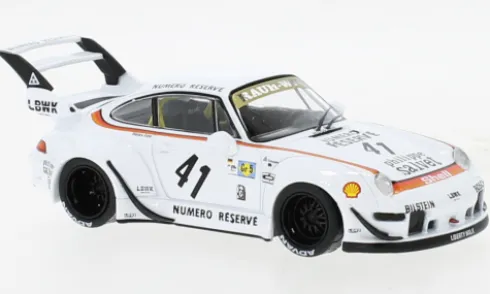 Porsche 911 (993) RWB LBWK, weiss/Dekor, 1:43, IXO