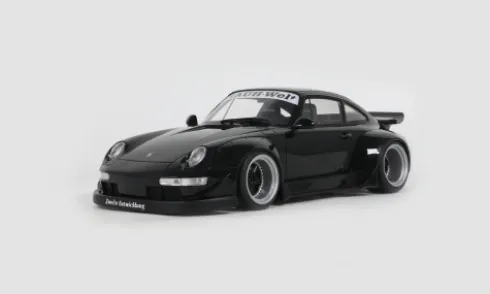 Porsche RWB, schwarz, 2012, 1:18, GT Spirit