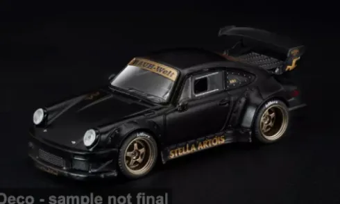Porsche RWB 930, schwarz, 1:64, Pop Race
