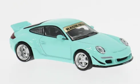 Porsche RWB 997, türkis, 1:64, Pop Race