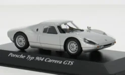 Porsche 904, silber, 1964, 1:43, Maxichamps
