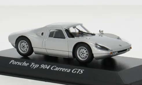Porsche 904, silber, 1964, 1:43, Maxichamps