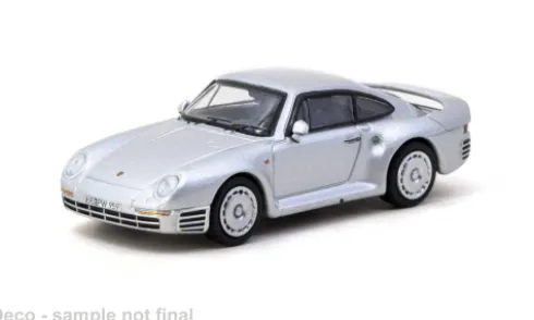 Porsche 959, silber, 1989, 1:64, Tarmac Works
