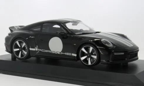 Porsche 911 (992) Sport Classic, schwarz, 2022, 1:18, Minichamps