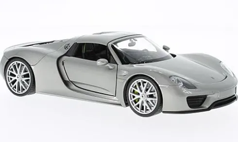 Porsche 918 Spyder, silber, 1:24, Welly