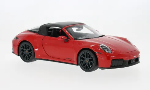 Porsche 912 (992.2) Targa 4 GTS Hybrid, rot/schwarz, 2025, 1:18, Maisto