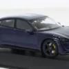 Porsche Taycan Turbo S, dunkelblau, 2020, 1:43, Minichamps