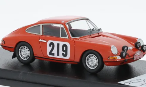 Porsche 911 T, Rallye Monte Carlo, 1968, #219, B.Waldegard/L.Helmer, 1:43, Trofeu
