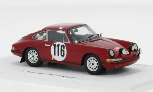 Porsche 911 T/R, Rally Monte Carlo, 1968, #116, P.Toivonen/M.Tinkkanen, 1:43, Spark