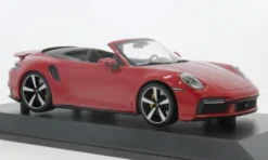 Porsche 911 (992) Turbo S Cabriolet, rot, 2020, 1:18, Minichamps