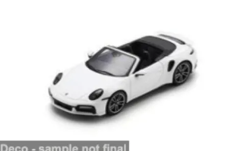 Porsche 911 (992) Turbo S Cabriolet, weiss, 1:43, Spark