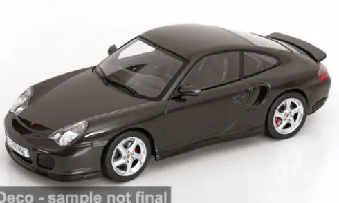 Porsche 911 (996) Turbo, schwarz, 2000, 1:18, KK Scale