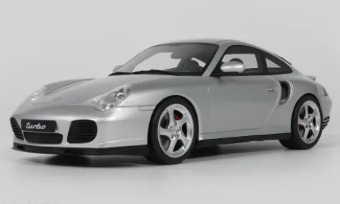 Porsche 911 (996.2) Turbo, silber, 2001, 1:18, GT Spirit