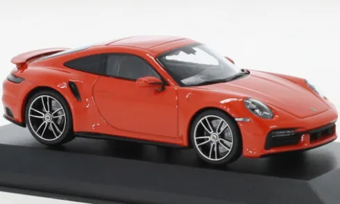 Porsche 911 (992) Turbo S, orange, 2020, 1:43, Minichamps
