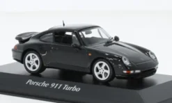 Porsche 911 (993) Turbo S, schwarz, 1995, 1:43, Maxichamps