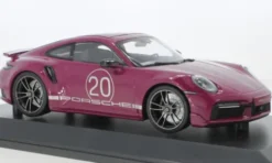 Porsche 911 (992) Turbo S Sport Design, rot, 2021, 1:18, Minichamps