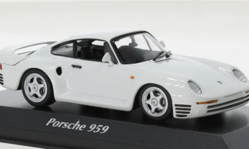 Porsche 959, weiss, 1987, 1:43, Maxichamps